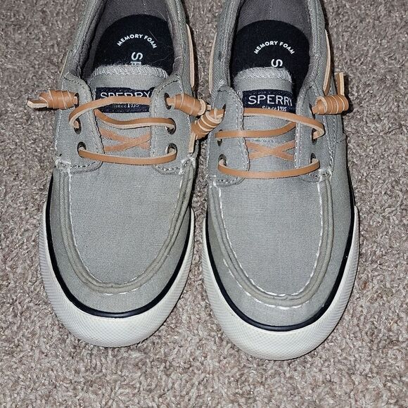 Sperry Top-Sider Womens Pier Loop Gray Womens Boat Shoes Memory Foam Size 5 - Picture 7 of 12